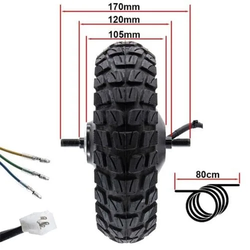 Motor 48V 800W 6,5/B50 para SmartGyro/Urbanglide (trasero) - Imagen 2