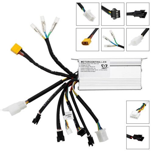 Controlador de motor con múltiples conectores