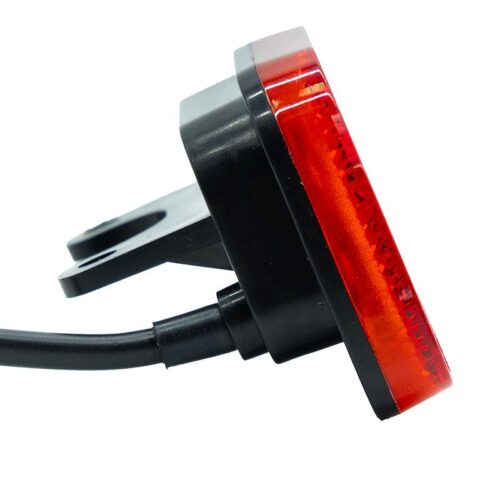 Luz trasera LED bicicleta roja lateral