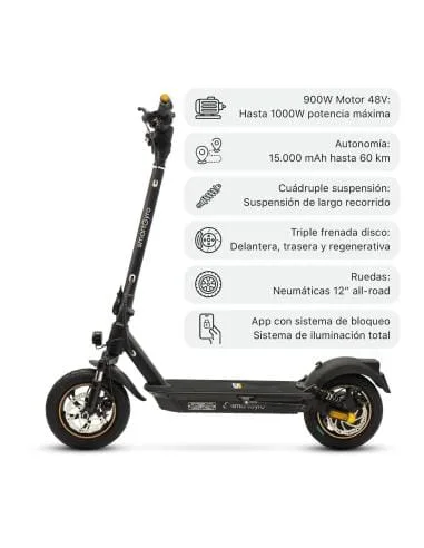 Patinete eléctrico smartGyro K2 PRO XL Black Certificado - Imagen 2